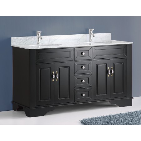 59" Bosconi A-5092A Classic Double Vanity