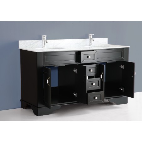 59" Bosconi A-5092A Classic Double Vanity