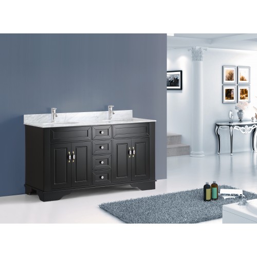 59" Bosconi A-5092A Classic Double Vanity