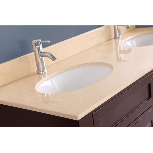 59" Bosconi A-5092B Classic Double Vanity