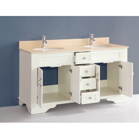 59" Bosconi A-5092C Classic Double Vanity