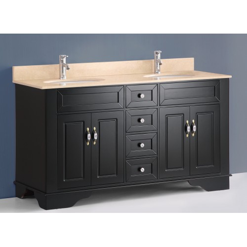 59" Bosconi A-5095D Classic Double Vanity