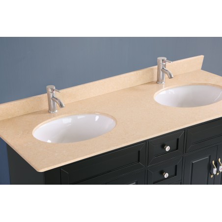 59" Bosconi A-5095D Classic Double Vanity