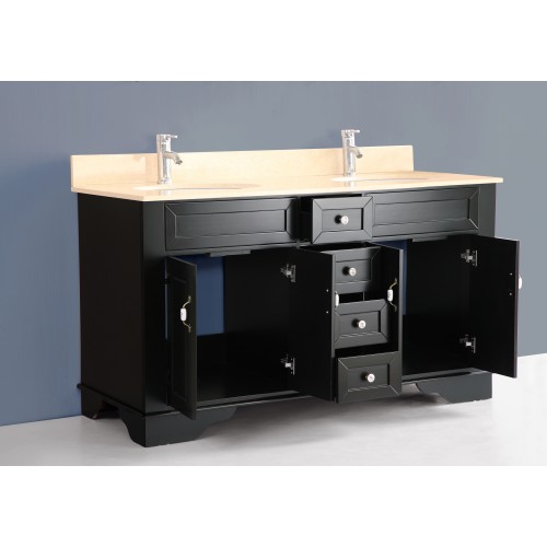 59" Bosconi A-5095D Classic Double Vanity