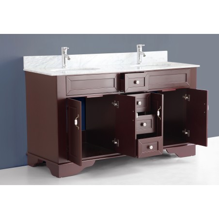 59" Bosconi A-5095E Classic Double Vanity