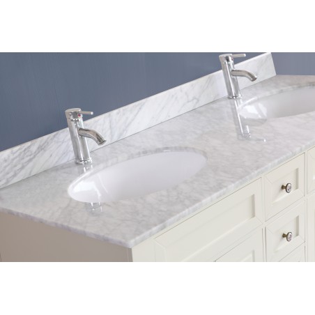 59" Bosconi A-5095F Classic Double Vanity