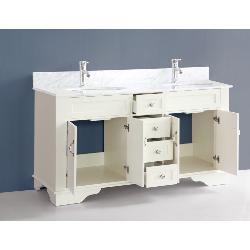 59" Bosconi A-5095F Classic Double Vanity