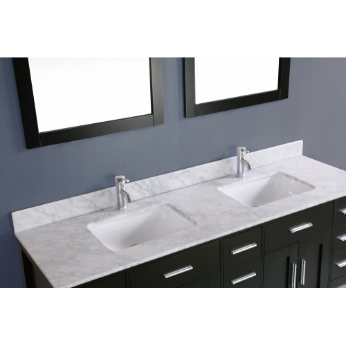 72" Bosconi A-9150J Contemporary Double Vanity