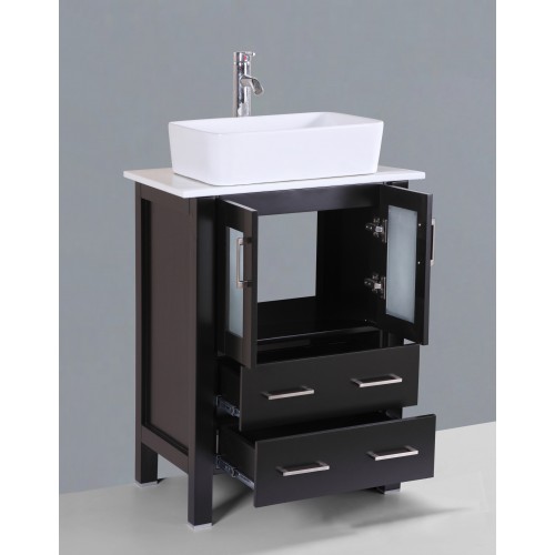 24" Bosconi AB124RC Single Vanity