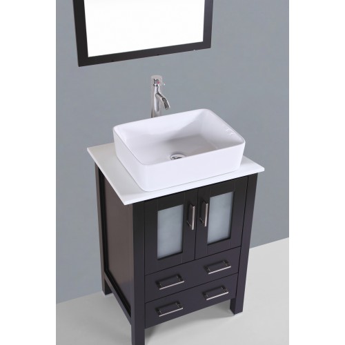 24" Bosconi AB124RC Single Vanity