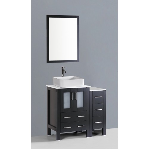 36" Bosconi AB124RC1S Single Vanity