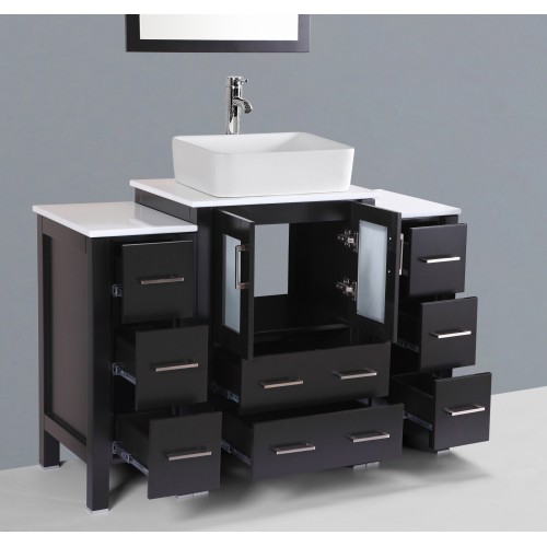 48" Bosconi AB124RC2S Single Vanity