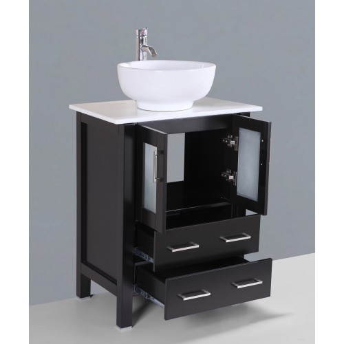 24" Bosconi AB124RO Single Vanity