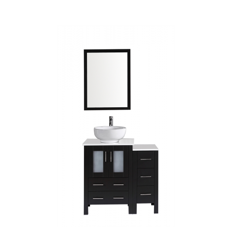 36" Bosconi AB124RO1S Single Vanity