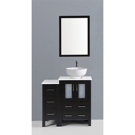 36" Bosconi AB124RO1S Single Vanity