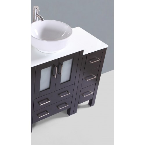 36" Bosconi AB124RO1S Single Vanity