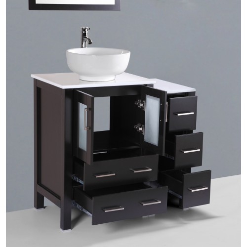 36" Bosconi AB124RO1S Single Vanity