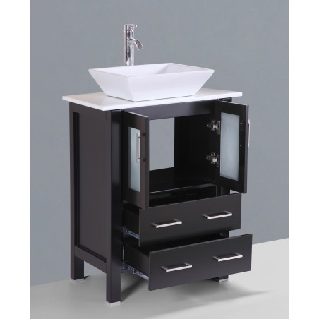 24" Bosconi AB124S Single Vanity