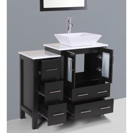 36" Bosconi AB124S1S Single Vanity