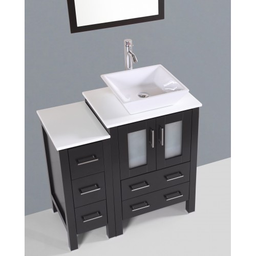 36" Bosconi AB124S1S Single Vanity