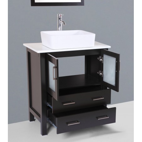 30" Bosconi AB130RC Single Vanity