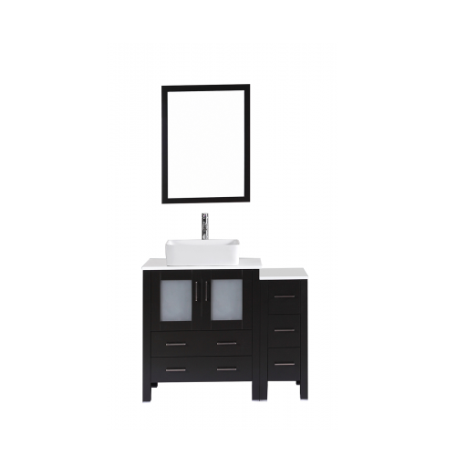 42" Bosconi AB130RC1S Single Vanity