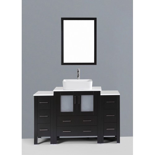 54" Bosconi AB130RC2S Single Vanity