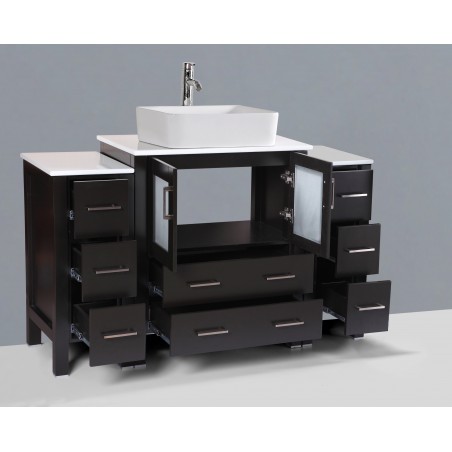 54" Bosconi AB130RC2S Single Vanity