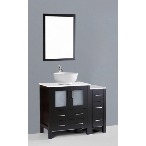 42" Bosconi AB130RO1S Single Vanity