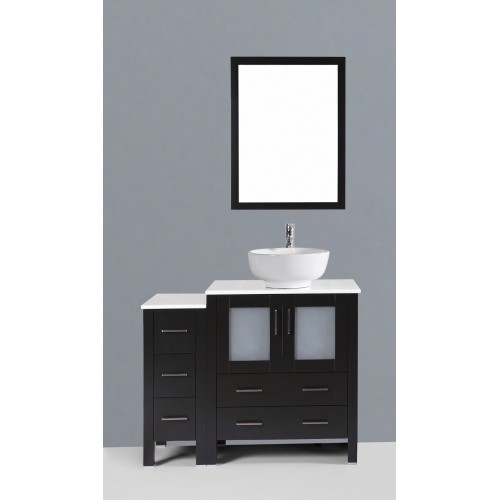 42" Bosconi AB130RO1S Single Vanity