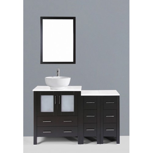 54" Bosconi AB130RO2S Single Vanity