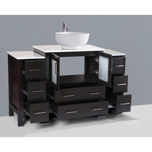 54" Bosconi AB130RO2S Single Vanity