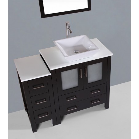 42" Bosconi AB130S1S Single Vanity