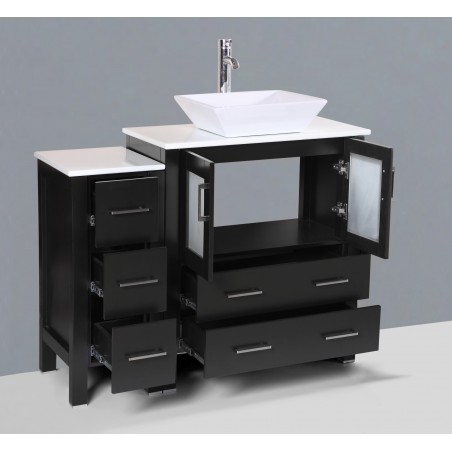 42" Bosconi AB130S1S Single Vanity