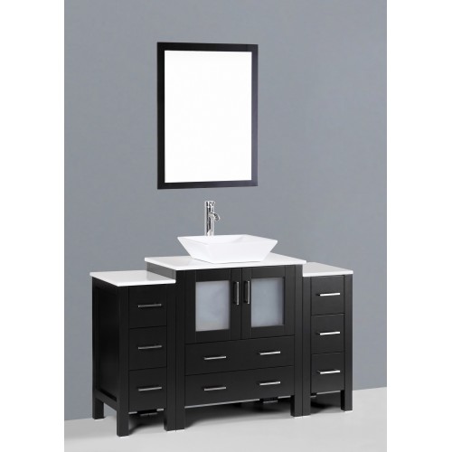 54" Boscnoi AB130S2S Single Vanity