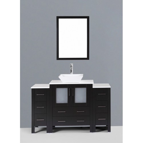 54" Boscnoi AB130S2S Single Vanity