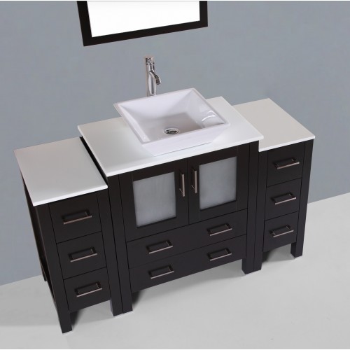 54" Boscnoi AB130S2S Single Vanity