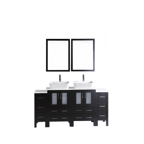 72" Bosconi AB224RC2S Double Vanity