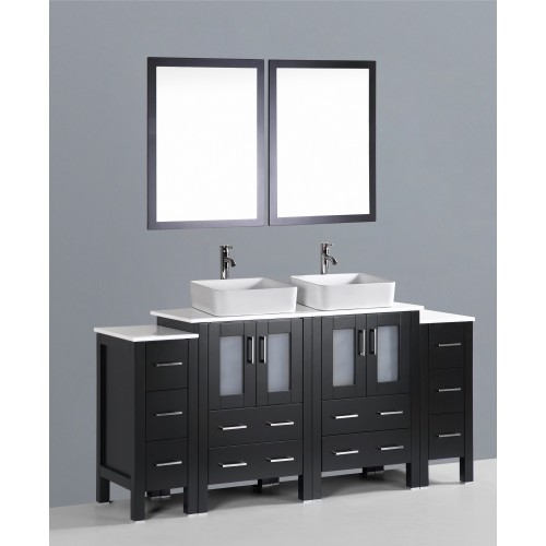 72" Bosconi AB224RC2S Double Vanity