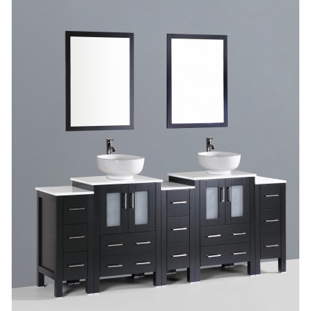 84" Bosconi AB224RO3S Double Vanity