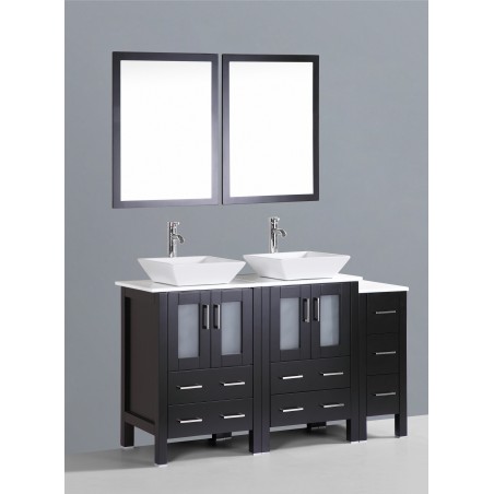 60" Bosconi AB224S1S Double Vanity