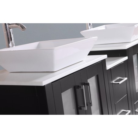 60" Bosconi AB224S1S Double Vanity