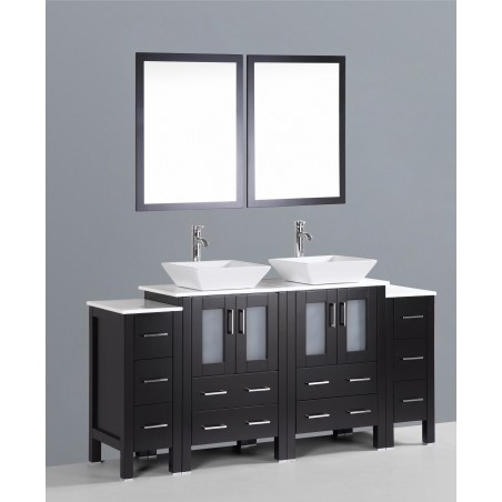 72" Bosconi AB224S2S Double Vanity