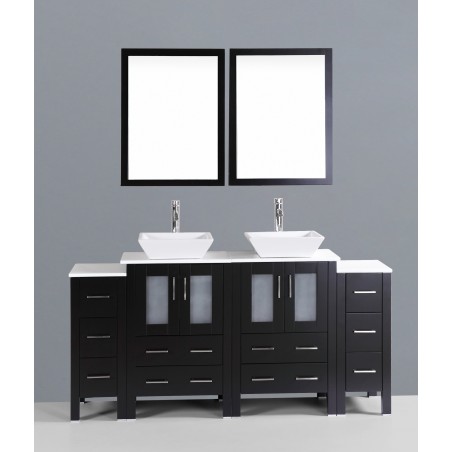 72" Bosconi AB224S2S Double Vanity