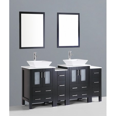 72" Bosconi AB224S2S Double Vanity