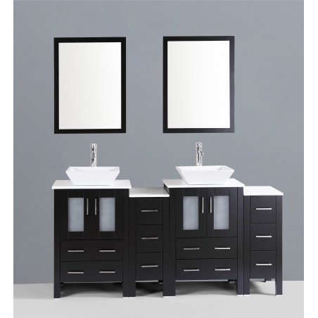 72" Bosconi AB224S2S Double Vanity