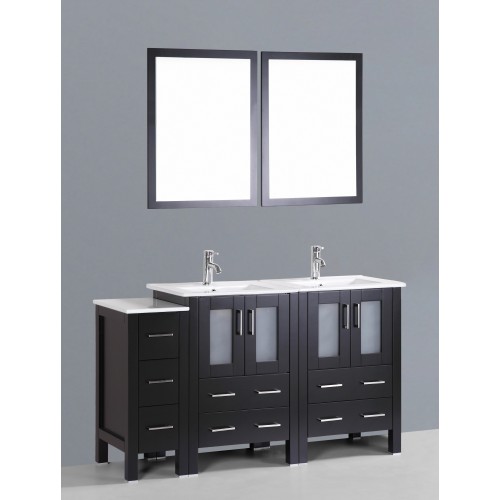 60" Bosconi AB224U1S Double Vanity