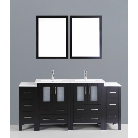 72" Bosconi AB224U2S Double Vanity