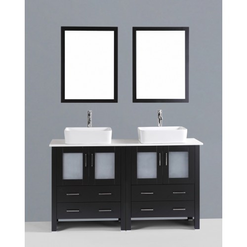 60" Bosconi AB230RC Double Vanity