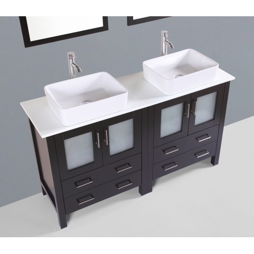 60" Bosconi AB230RC Double Vanity